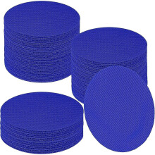 (Blue, 100mm 4 inches) Alfombrillas Marcadoras Educativas de 5 Pulgadas Antideslizantes, 30 Unidades para Kindergarten y Juegos Infantiles