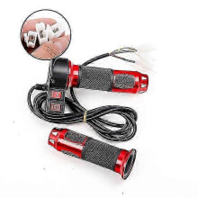 (A) Manípulo para Scooter Elétrica Compatível com 12V-72V, Alumínio, Buzina e Controlo 3 Velocidades, Ø2.2cm