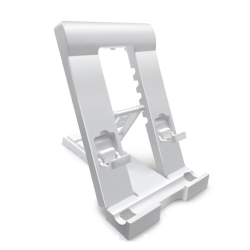 Desktop Tablet Computer Stand Multi-Stage Foldable Portable Desktop Student Learning Machine Stand for  (White)