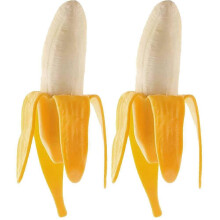 (Yellow) Giocattolo Antistress Banana in TPR per Adulti, Sensoriale e Morbido da Schiacciare per Relax e Ansia