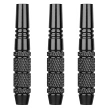 (Black) Set di 3 freccette in rame con corpo in argento, nero e oro per un gioco di precisione.