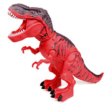 (red) Elektrická chodiaca hračka T-Rex s projektorovými svetlami, realistickým revom a kladením vajec
