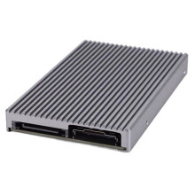 SFF-8654 8i to Dual M.2 2280 NVME Adapter Power Supply Motherboard Support PCIe Bifurcation M2 SSD Riser Card Board