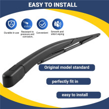 Car Rear Windshield Windscreen Wiper Arm & Blade Set For Fiesta MK6 MK7 ST150 02-08
