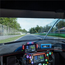 New Simplayer Sim Racing Dash Display DV480 Pro Dashboard with 5inch Screen 16 RGB LED for Simagic Fanatec