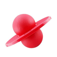 (Red) Balle de saut, jouet de fitness pour enfants avec plateforme en plastique ABS, pour l'entraînement à l'équilibre et à la coordination.
