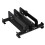 Laptop Stand Holder Adjustable Vertical Desktop Notebook Dock Space-Saving 3 in 1 Computer Stand Black 1