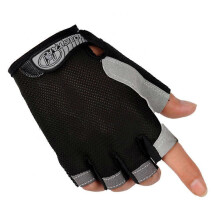 (Green, S) Luvas de Ciclismo Meia Luva, Tecido Mesh Respirável Antiderrapante para Esportes