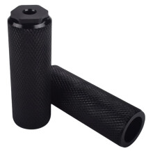 (Black) Bike Pegs Footrests Anti-Skid Stunt Axle Pegs, Aluminium Alloy, 80x25mm, for BMX MTB Mountain Road Track Bicycle, Blue