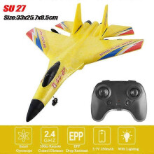 (YE SU-27) RC Schuimvliegtuig SU-35, 2.4G Radiografisch bestuurbare zwever, EPP schuim speelgoed voor kinderen, compact lichtgewicht ontwerp