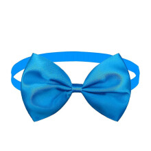 (Blue) Pet Bow-knot Collar, Adjustable, Super Soft Polyester, Wear Resistant, Lightweight, No Odor, for Cats Small Dogs Small Pets