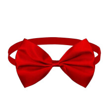 (Wine Red) Pet Bow-knot Collar, Adjustable, Super Soft Polyester, Wear Resistant, Lightweight, No Odor, for Cats Small Dogs Small Pets