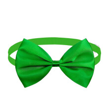 (Green) Pet Bow-knot Collar, Adjustable, Super Soft Polyester, Wear Resistant, Lightweight, No Odor, for Cats Small Dogs Small Pets