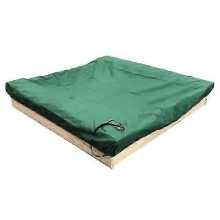 (green, 180*180cm) Sandkastenabdeckung mit Kordelzug, 210D Oxford-Gewebe, Grün, verschiedene Größen für Sandkasten Spielplatz