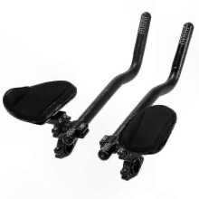 (B) Aero-Lenker mit Armauflage, Aluminiumlegierung, für Triathlon-, Renn- und Mountainbikes, Lenkerdurchmesser 0,9 bis 1,3 Zoll