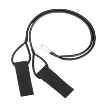 (Black) Banda de resistencia para béisbol, material TPE, 106 cm, para entrenamiento de fuerza de brazo en interiores y exteriores