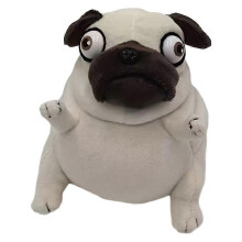 (No hat) Boneco de Pelúcia Pug Feio, Olhos Grandes, Tema Anime, para Idade 14+