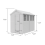5 x 8 Apex Shed Tanalised (Single Door, With Windows) 4