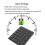 Wireless Numeric Keyboard 2.4GHz Wireless Rechargeable Numeric Keyboard for Laptops Black 6