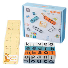 (A) Juego de palabras con dados de madera, para fiestas y noches de juegos familiares, 1 a 5 jugadores, retos rápidos de 3 minutos