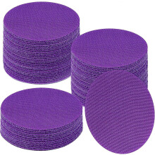 (Purple Color, 127mm 5 inches) Lot de 30 Marqueurs de Sol Antidérapants en Nylon pour Salle de Classe, Maternelle et Maison, 5 Pouces