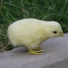 (A1) Pelúcia Artesanal de Pintinho com Som para Decoração de Páscoa e Primavera