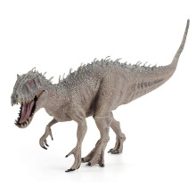 (Style A) Tyrannosaurus Rex -dinosaurusmalli, suuri 13,3 tuuman liikkuva leuka, seisova PVC-lelu lapsille