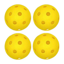 (Yellow) Floorball- und Unihockeybälle, 72 mm Durchmesser, 26 Löcher, PP-Material, für Profis und Anfänger – Training und Wettkampf