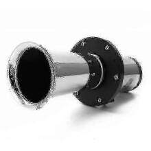 (Silver) Vintage Ahooga Car Horn 12V 110dB, Chrome Metal Plastic, compatible with Ford Antique Models, for 12V Cars Trucks RVs Motorbikes