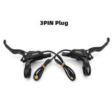 (1 pair handle) Bremshebel für Elektrofahrräder, 3-poliger Stecker, kompatibel mit XOD BAFANG Elektrofahrradmotor, Ersatzgriff für Öldruckbremse