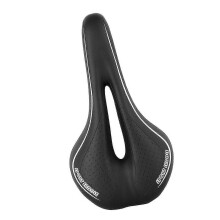 (Black) Fahrradsattel, atmungsaktiv und weich mit zentraler Entlastungszone, für Rennräder und Mountainbikes, 270 x 145 mm, verschiedene Farben