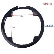 (G4XE-48) Fahrrad-Kettenblattschutz, schwarzer Kunststoff, Kurbelschutz für Fahrradzubehör