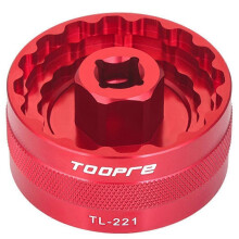 (Red) Bicycle Bottom Bracket Disassembly Tool compatible with SRAM DUB BBR60 MT800, Black Metal Bike Axis Repair Tool for MTB Road Bikes