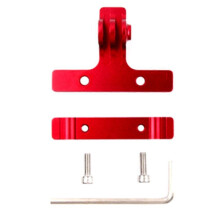 (Red) Support de selle de vélo compatible avec les caméras GoPro Hero 9/8/5, support de fixation arrière en aluminium CNC