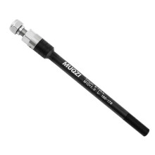(M12x1.0) Adaptateur d'attelage à axe traversant pour vélo, compatible avec M12x1.0, convertisseur de longueur 160-178 mm