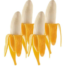 (Yellow-1) Giocattolo Antistress Banana in TPR per Adulti, Sensoriale e Morbido da Schiacciare per Relax e Ansia