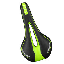 (Green) Fahrradsattel, atmungsaktiv, weich gepolstert mit zentraler Entlastungszone, 270 x 145 mm für Rennräder und Mountainbikes
