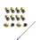 (11MM) Billiard Cue Tip, 10mm Screw-in Thread Replacement, Copper Construction 1