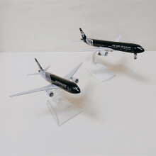(19cm) Boeing 777 Aircraft Model, 19cm Alloy Fuselage and Plastic Support, Display Model for Home