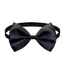(Black) Haustier Schleifen Halsband, Polyester, weich abriebfest, verstellbar, Halsumfang 22-40 cm für Katzen kleine Hunde andere kleine Haustiere