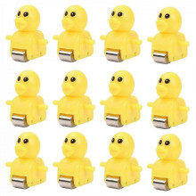(12pcs duck) Robuste Ersatzteile für Tiermodelle, kompatibel mit elektrischen Rutschen und Treppen, aus stoßfestem ABS-Kunststoff