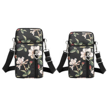 (style324) Paquete de 2 bolsos para teléfono, carteras, bandoleras y bolsos de mano ligeros de nailon.