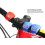 (white-red) Bicycle LED Light Set Multi-Mode High Low Strobe Beam for Safety Long Visibility 1