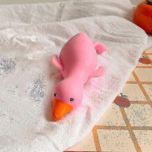 (Pink) ALWANER Brinquedo Anti-stress Pato de Borracha para Crianças e Adultos