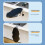 Computer Desk Arm Rest Pad Foldable Ergonomic Wrist Rest Support for Keyboard Armrest Extender Mouse Pad Holder Rack B 4
