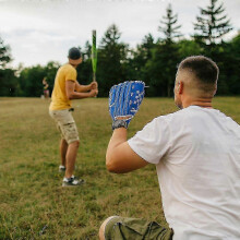 (Blue, 11.5 inch) Guante de béisbol, cuero PU, para niños jóvenes adultos, mano izquierda, varias tallas y colores disponibles