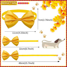(Pink) Haustier Schleifen Halsband, Polyester, weich abriebfest, verstellbar, Halsumfang 22-40 cm für Katzen kleine Hunde andere kleine Haustiere