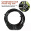 (Yellow) Bicycle Combination Lock 4 Digit Code Resettable Steel Cable PVC Coated Anti-theft 4