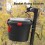 (Black, L) Bicycle Quick Release Bracket Compatible with Cargo Rack Front Rear Basket Mount Kit 5