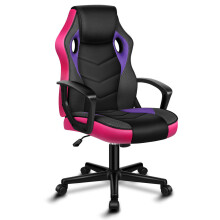ALFORDSON Gaming Stuhl Racing Büro Ergonomisch Drehbar Exekutive Computer Lila